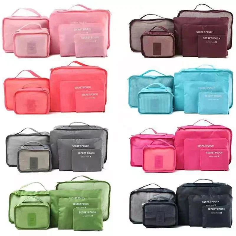 🧳KIT Organizador de Mala 7 Peças-Leve Tudo Com Estilo e Sem Bagunça ❤